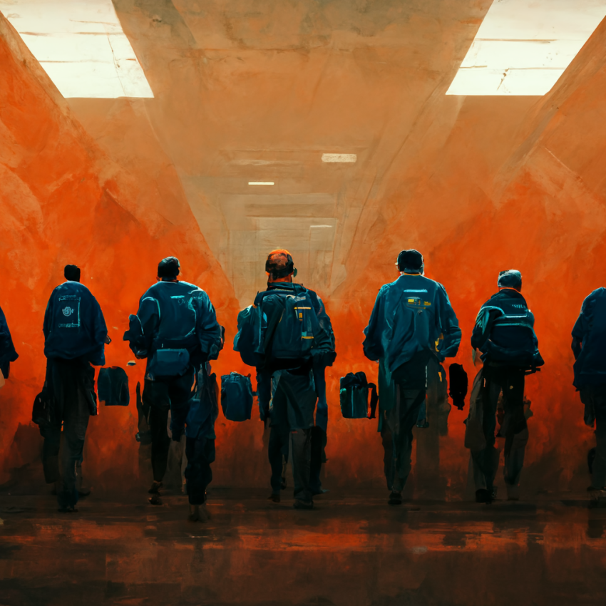 Scrum Team illustration