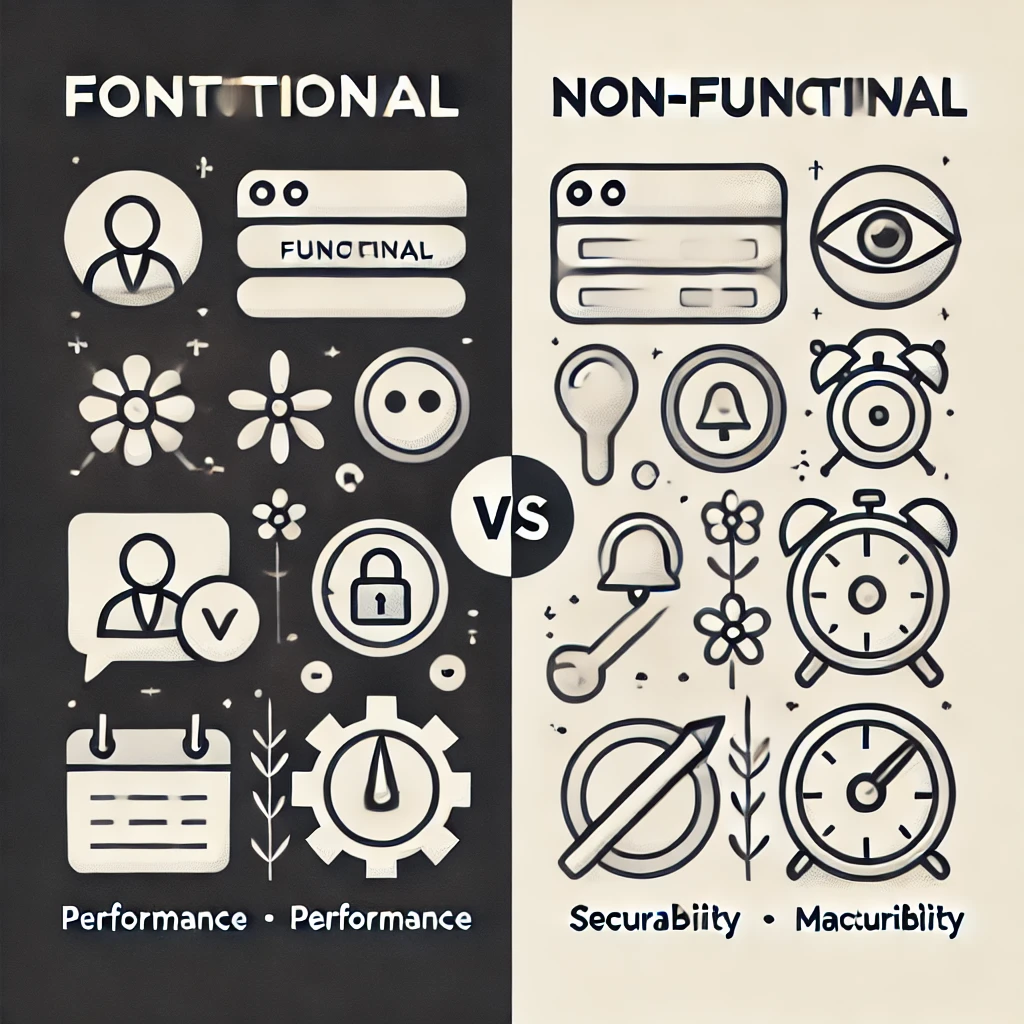 Requisitos funcionales vs no funcionales